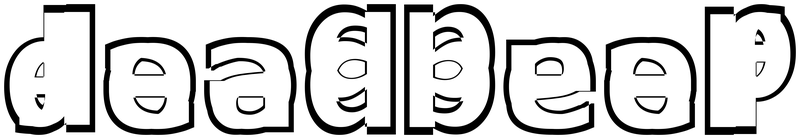 Ambigram for deadbeef in Tahomabd